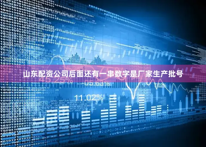 山东配资公司后面还有一串数字是厂家生产批号