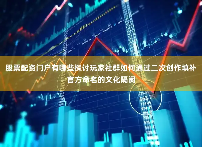股票配资门户有哪些探讨玩家社群如何通过二次创作填补官方命名的文化隔阂