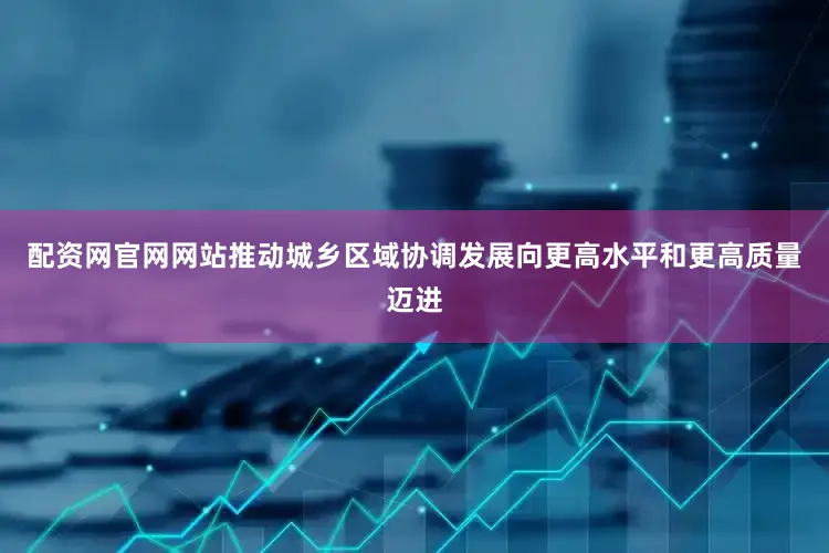 配资网官网网站推动城乡区域协调发展向更高水平和更高质量迈进